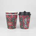 Eco friendly Double wall COFFEE CUP AND  easy take out for home and work